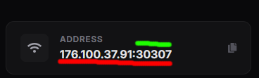 How to identify the Address and the Port