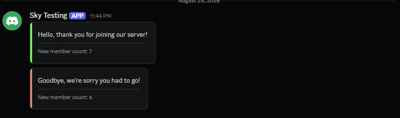 Welcoming Bot